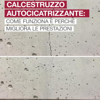 Calcestruzzo autocicatrizzante