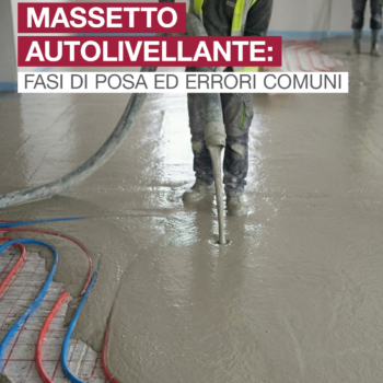 Posa massetto autolivellante